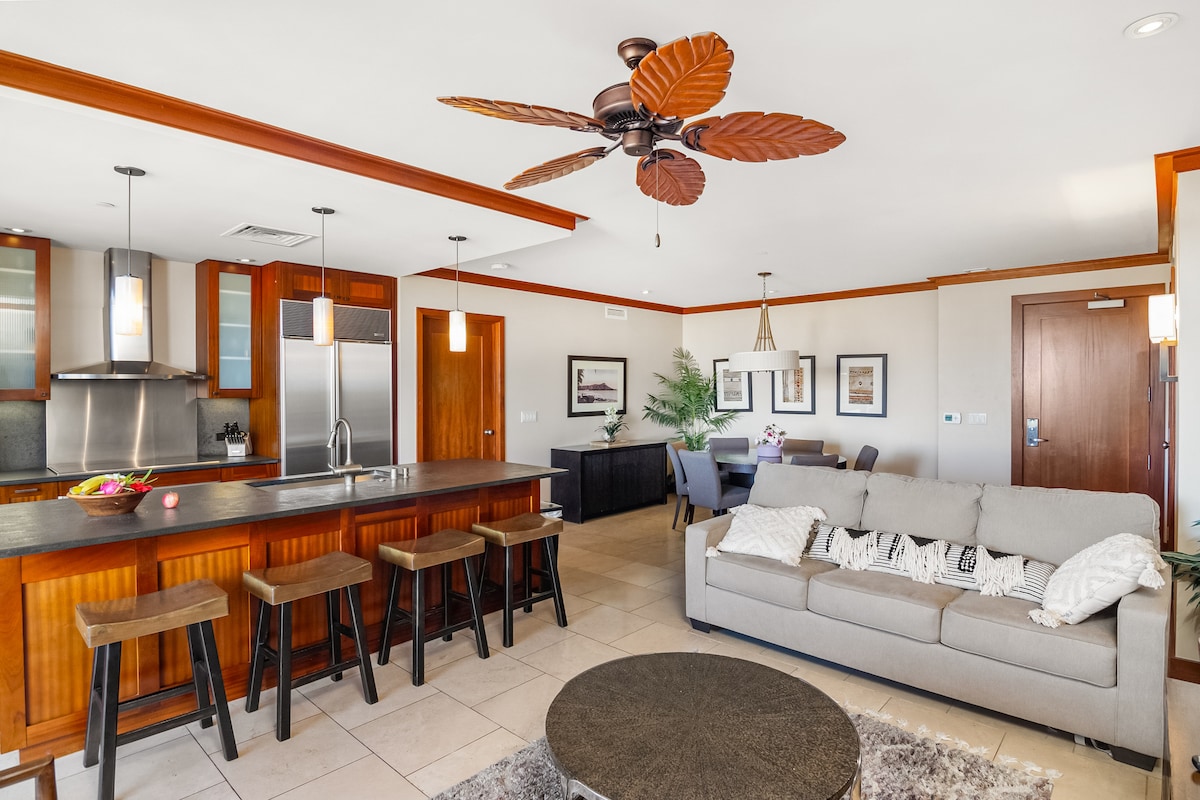 Popular Airbnb listing: Beach Villas ocean views/6 ppl/KIDS gear in Ko Olina