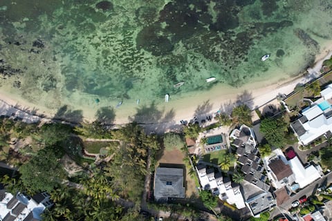 Superb beachfront villa