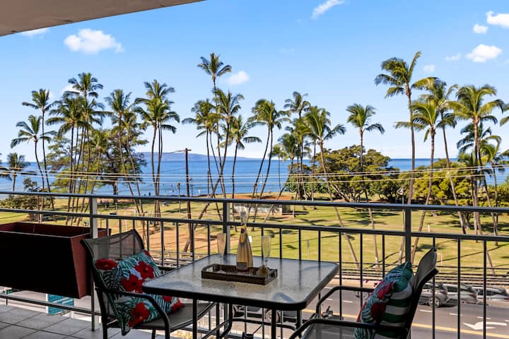 Oceanview 1 Bedroom Condo, Ac, Walk To Everything - Kihei, HI