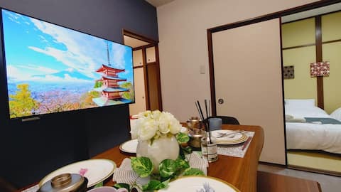Open] Free parking/USJ, Namba by train.10 minutes by car/Children OK