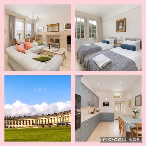 Apartment by Royal Crescent, close to city centre