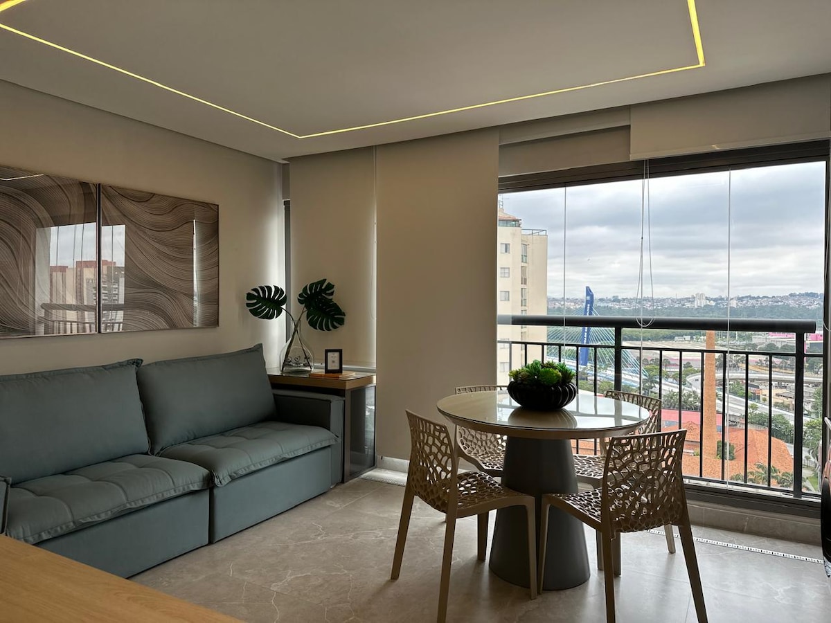 Successful Airbnb property: High-Quality Studio with Parking Space | GRU Airport in Guarulhos