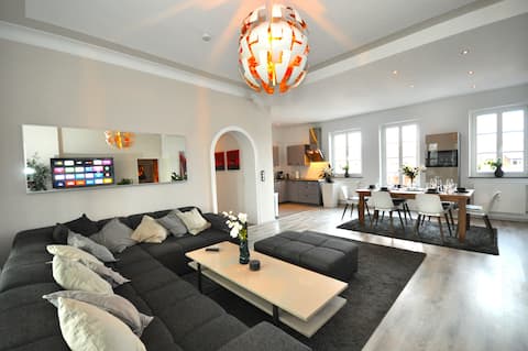 Central, near the park with parking