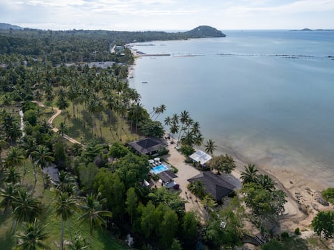 Secluded, Private Beach Front Villa, Koh Samui