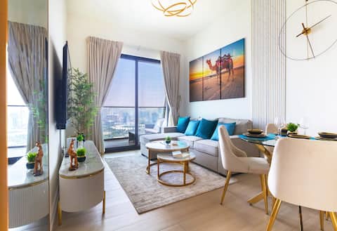Successful Airbnb property: Luxury 1BR | Gym| Parking | 25 Floor|City View JVC in Al Barsha South Fourth