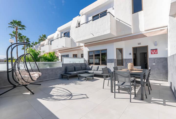 Apartment With Heated Pool And Sea View - Mogán