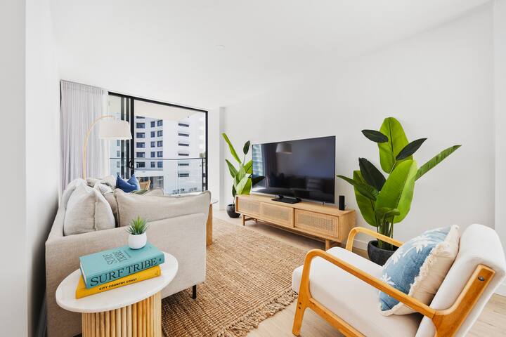 Brand New 2 Bed Apt 60m From Surfers Main Beach - Surfers Paradise
