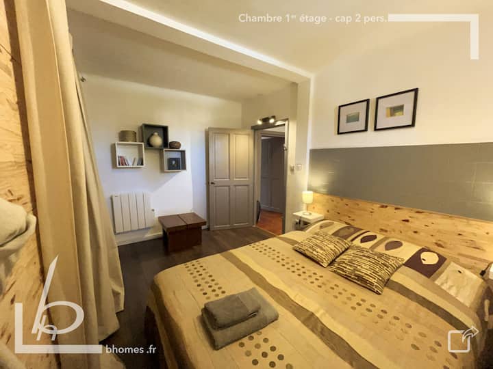 1 кат / спална соба 2 - двоен кревет 160x200 