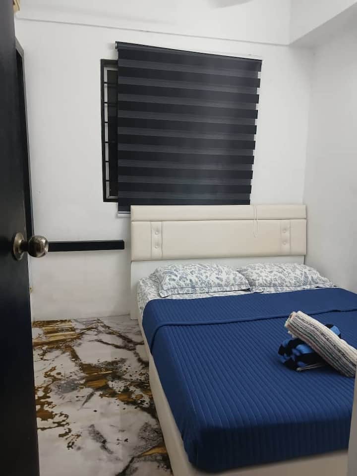 Aire acondicionado y ventilador.