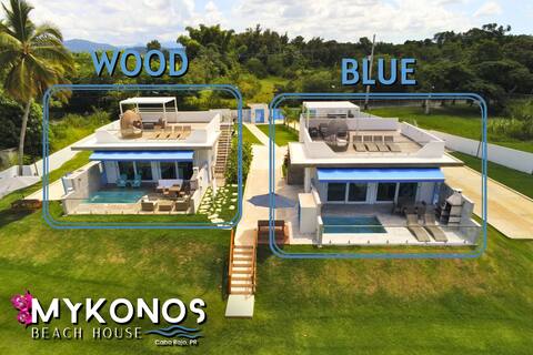 Two private houses, sleeps 12, Mykonos Beach House