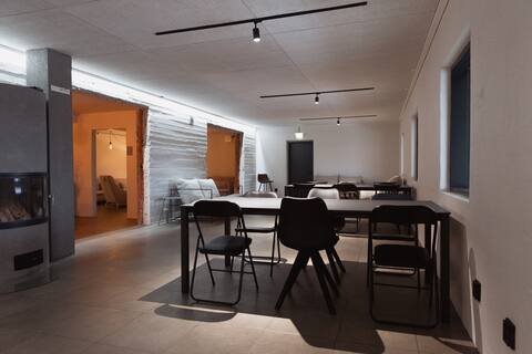 Bottom floor of a slope house in Elsa Resort