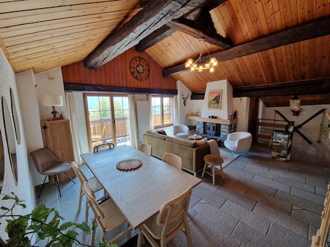 Typical chalet in Icogne – Crans-Montana