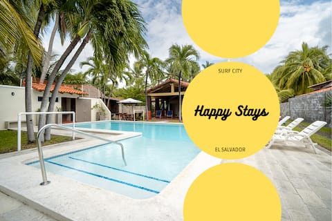 CASA C0STA  | Sleeps 12~Beachfront~Pool~Hammocks