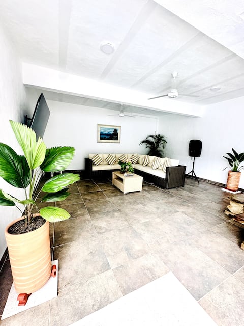 Successful Airbnb property: Modern family villa with private pool and BBQ in Honda