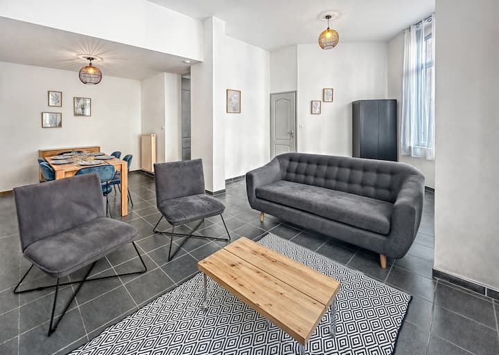 Spacieuse Maison, 4 Chambres, Wi-fi Et Parking - Tourcoing