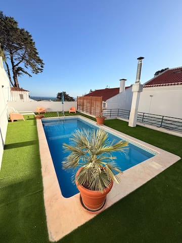 Villa with pool, bbq and terrace 5min from beach