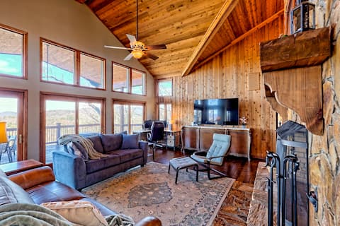 Popular Airbnb listing: Mountain View Retreat w/Game Room in Sky Valley! in Sky Valley