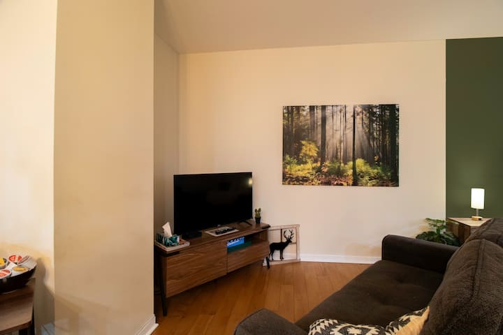Orford-magog: Loft Tout ÉQuipé, Nature & Spa ! - Magog