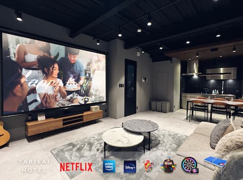 [NEW OPEN October 2024] Fukuoka's largest luxury spacious private hotel/max 20 people/bathroom & par