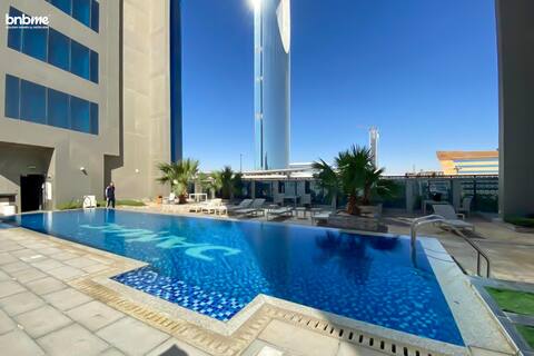 bnbme | Luxury DAMAC apartment with pool and gym