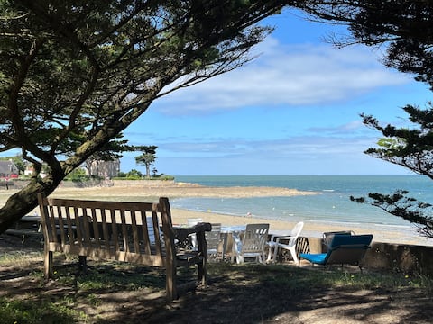 Architect-designed house on the ocean.
