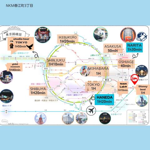 3LDK 13 guests.Direct bus to Narita and Haneda. gallery image 5