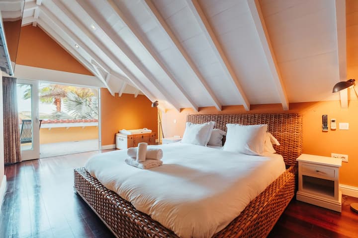 Bedroom 4 | Featuring a king-size bed, TV and ensuite bathroom