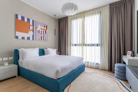 Brassbell Sh. Zayed Aeon Towers 2BR w/ Kitchen