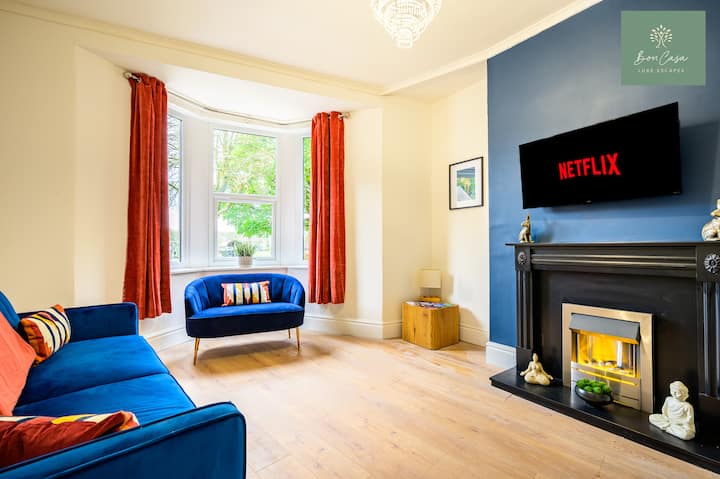 Bon Casa Buxton - Sleeps 7 - Free Parking - Buxton