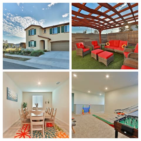 Prime Location, Backyard, Roseville 5-Beds 3-Baths