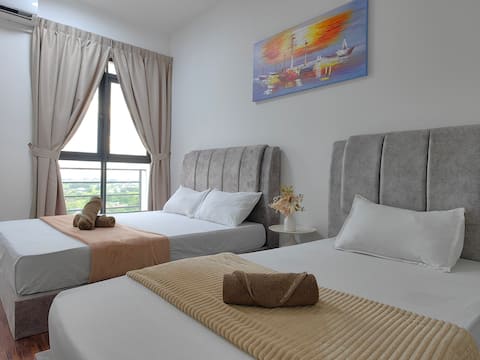 High Floor|SunsetView|Swimming PoolK Avenue 2-3Pax