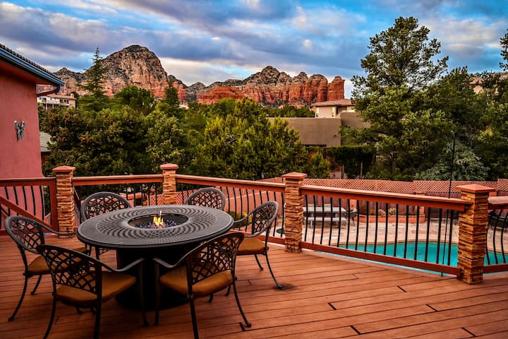 Best View&location In Sedona! Huge Pool & Hot Tub! - Sedona