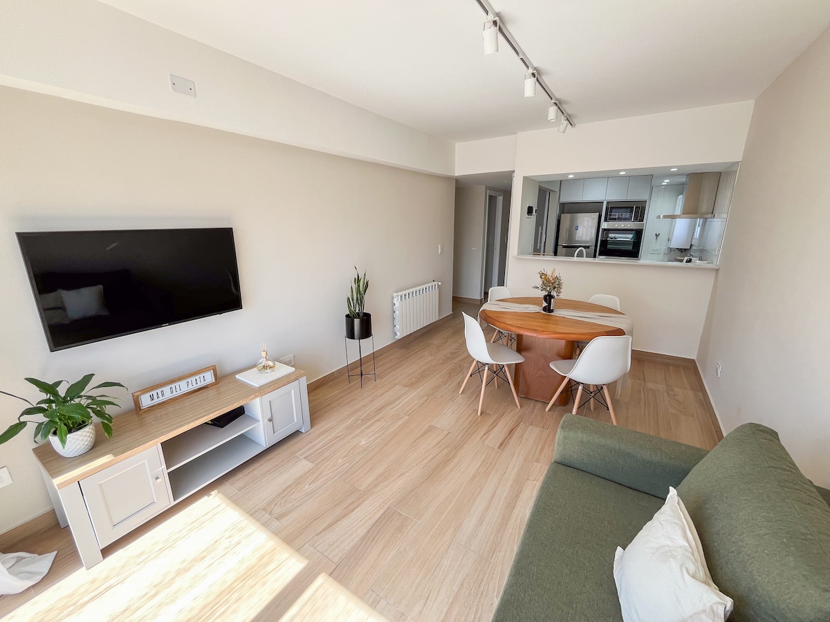 Popular Airbnb listing: Modern apartment with ocean view in Mar del Plata! in Partido De General Pueyrredón