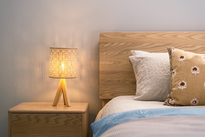 ห้องนอนใหญ่พร้อมห้องน้ำในตัว