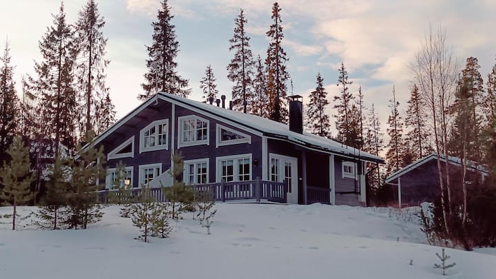 Ruka|riverside|fireplace|sauna|terrace|aurora|wifi - Ruka