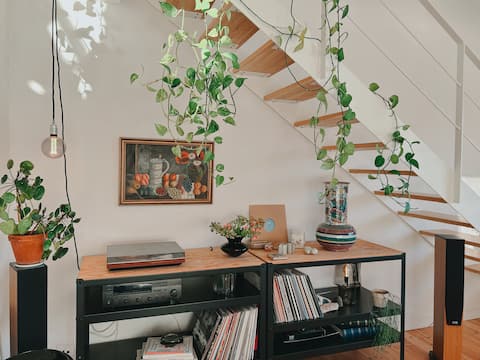 Popular Airbnb listing: Bright Apartment on two floors in Nørrebro in Bispebjerg