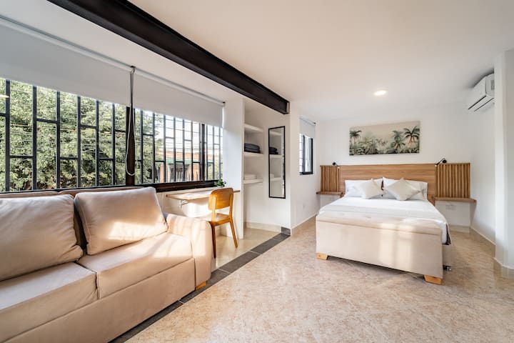 Elegante Aparta Estudio, Excelente Ubicación. 201 - Medellín