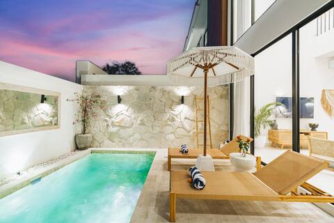 NEW* 2BR Pool Villa, BBQ Grill, Sunbed, 8" Beach