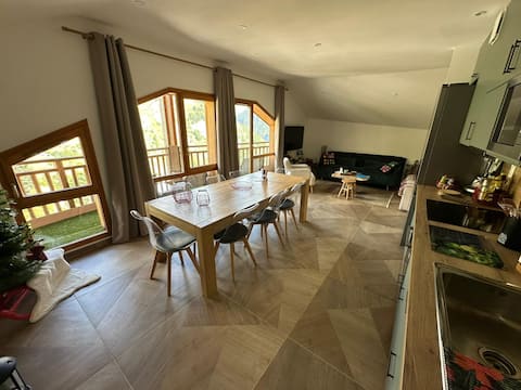 80 m2 duplex for 8 people