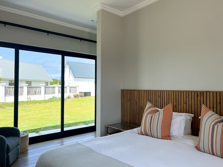 A private and spacious bedroom with garden views, at the furtherest point of the house. 