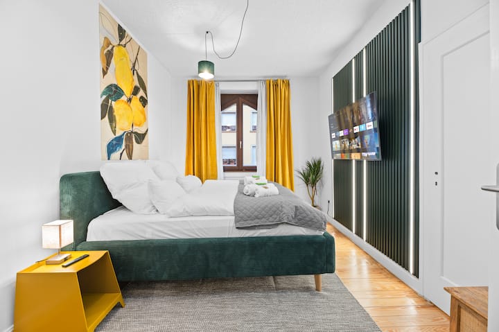 Lemon3: Urban Apartment Mit Balkon Nähe Bahnhof - Karlsruhe
