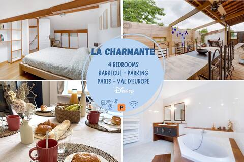 La Charmante - 4bdr - Barbecue - Disney & Paris