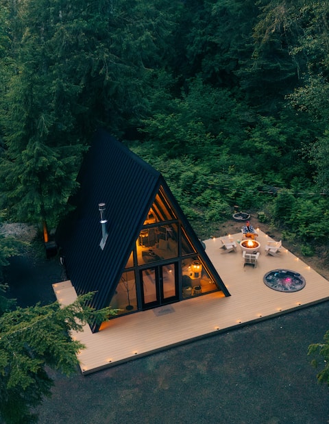 Lafa A-Frame Cabin @ Mt. Rainier