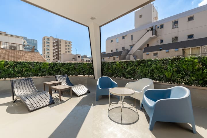 【NEXUS五反田WEST】9Min to Gotanda House Hotel・Rooftop gallery image 4