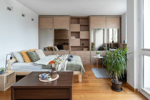 Studio with Balcony | Markowska 113 SuperApart
