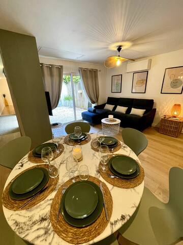 Patio / 2min gare / Local velos-motos/clim