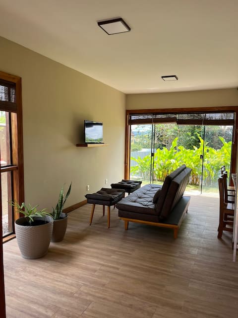 Popular Airbnb listing: Village in Serra Grande | 7 min from the Beach | Air-Conditioning in Uruçuca