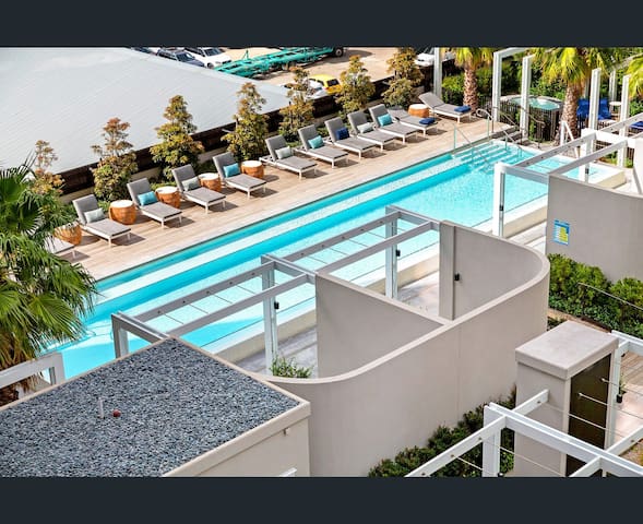 City Meets Bay I Resort Style Pool Gym