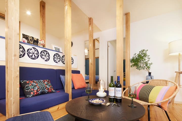 100m²house /Ueno/Ginza/Asakusa/3min to sta/4bike