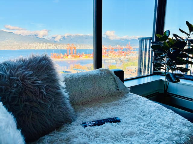 Gorgeous Downtown Van. Ocean/Mountain View 2 Bdr.
